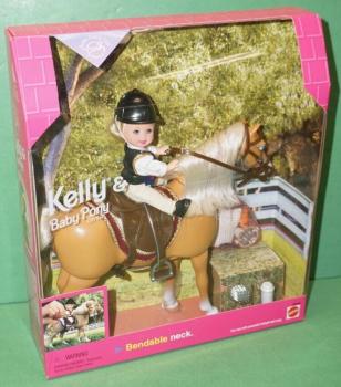 Mattel - Barbie - Barbie Riding Club - Kelly & Baby Pony Gift Set - Doll